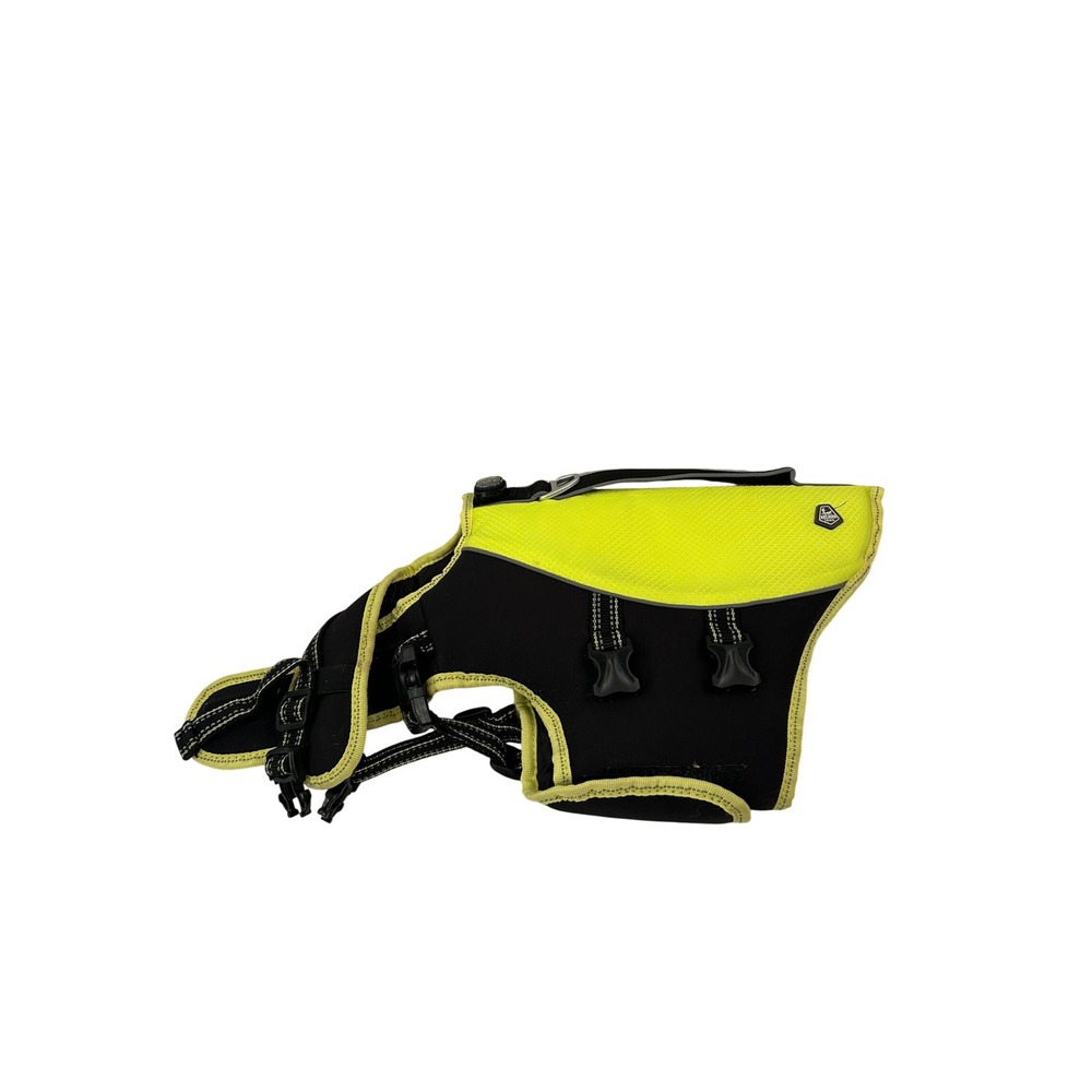Arcadia Trail Flotation Coat Small Yellow Reflective Dog Life Vest Pet Safety